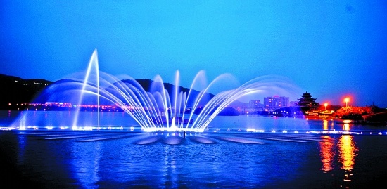 installation of musical fountains