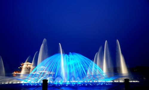 fountain water show